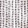 Fly Curtain Taupe & White | 118x220 cm Chenille - HipoMarket