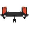 Bike Trailer - Orange & Black Oxford Fabric | 45kg Capacity