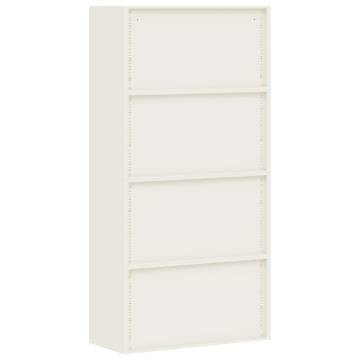 File Cabinet Anthracite & White - 90x40x180 cm Steel