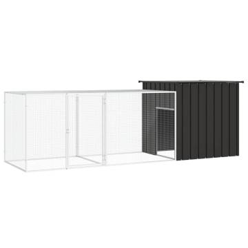 Galvanised Steel Chicken Cage 300x91x100 cm - Anthracite