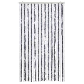 Insect Curtain Grey & White 118x220 cm - Flexible Chenille