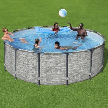 Bestway Power Steel Swimming Pool 427x122 cm - Fun & Durable