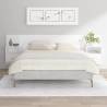 Bed Headboard with Cabinets High Gloss White Engineered Wood Colour high gloss white Quantity in Package 1 Model one drawer and one shelf 