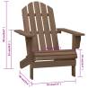 Vintage Solid Wooden Garden Chair - Brown - HipoMarket