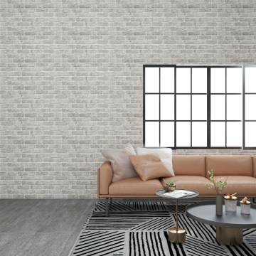 3D Light Grey Brick Wall Panels - 11 pcs EPS | Hipo Market