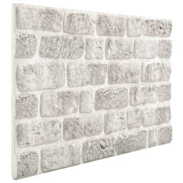 3D Light Grey Brick Wall Panels - 11 pcs EPS | Hipo Market