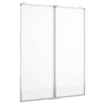 Magnetic Whiteboard Foldable 80x100 cm | Hipomarket UK