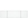 Foldable Magnetic Whiteboard 200x50 cm - Aluminium Frame