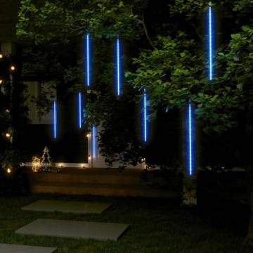 Meteor Lights 8 pcs - 50 cm Blue 288 LEDs for Indoor & Outdoor