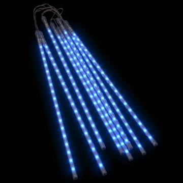 Meteor Lights 8 pcs - 50 cm Blue 288 LEDs for Indoor & Outdoor