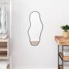 Wall Mirror Black 70x30 cm Colour black Size 70 x 30 cm Quantity in Package 1 