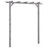 Garden Pergola Grey 200x40x205 cm Impregnated Pinewood Size 200 x 40 x 205 cm Quantity in Package 1 