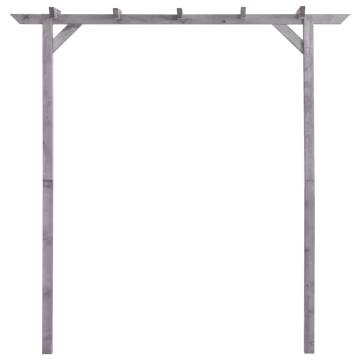 Garden Pergola Grey 200x40x205 cm - Stylish Pinewood Design