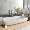 Luxury Rectangular Matt White Basin | 71x38 cm Ceramic