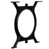 O-Frame Cast Iron Dining Table Legs - 2 Pcs | Hipomarket