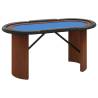 10-Player Blue Poker Table | 160x80cm - Hipomarket UK