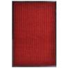 Red Door Mat 117x220 cm PVC - Durable & Easy to Clean