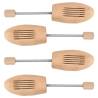 Shoe Trees 2 Pairs EU 39-42 Solid Wood Lotus | Hipomarket