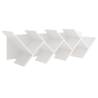 FMD Hanging Geometric Bookshelf White Colour white Quantity in Package 1 Number of Pieces 