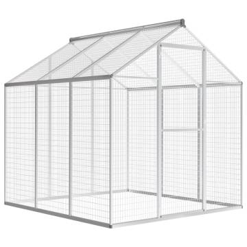 Outdoor Aviary Aluminium 183x178x194 cm for Birds