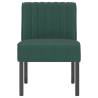 Slipper Chair Dark Green Velvet | Comfortable & Stylish