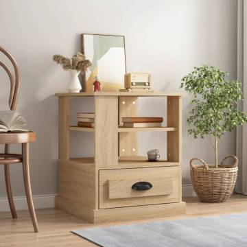 Side Table Sonoma Oak - Stylish & Durable Furniture | Hipo Market