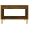 Coffee Table Smoked Oak - Stylish & Functional 60x50x40 cm