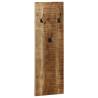 Wall-mounted Coat Racks - Solid Mango Wood Set of 2