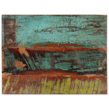 Rectangular Table Top 60x80 cm - Solid Reclaimed Wood