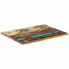 Rectangular Table Top 60x80 cm - Solid Reclaimed Wood