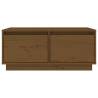 Honey Brown Solid Pine Coffee Table - Elegant & Spacious