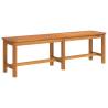 Solid Acacia Garden Bench 150x35x45 cm - Durable & Stylish