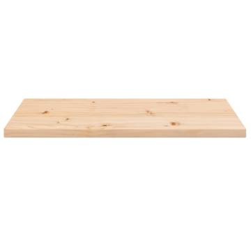 Solid Wood Pine Table Top 80x40 cm | Durable & Versatile