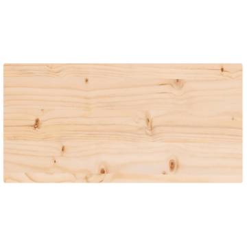 Solid Wood Pine Table Top 80x40 cm | Durable & Versatile