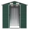 Garden Shed Green 191x130x198 cm Galvanised Steel - Durable Storage