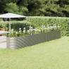 Garden Raised Bed Powder-coated Steel 512x80x68 cm Silver Colour silver Size 512 x 80 x 68 cm Quantity in Package 1 