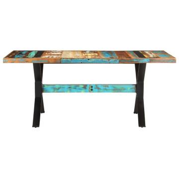 Solid Reclaimed Wood Dining Table 180x90 cm | Unique Design