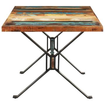 Solid Reclaimed Wood Dining Table 180x90 cm | Unique Design