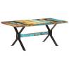 Solid Reclaimed Wood Dining Table 180x90 cm | Unique Design