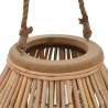 Hanging Candle Lantern Holder Wicker Natural | Hipomarket