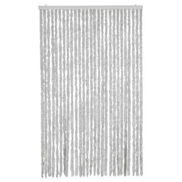 Fly Curtain Grey 118x220 cm Chenille for Insect Protection