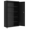 File Cabinet Black 105x40x180 cm Steel - Stylish & Durable