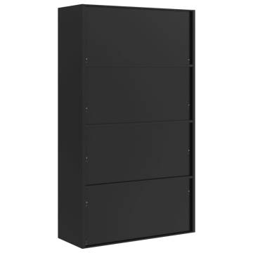 File Cabinet Black 105x40x180 cm Steel - Stylish & Durable