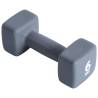 Pure2Improve Dumbbell 6 kg Neoprene Grey Weight 6 kg Number of 1 