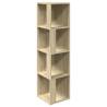 Stylish Corner Cabinet in Sonoma Oak - 33x33x132 cm