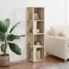 Stylish Corner Cabinet in Sonoma Oak - 33x33x132 cm