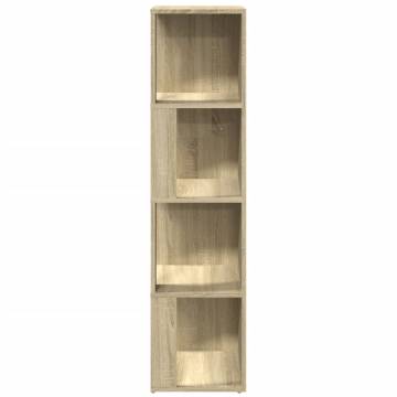 Stylish Corner Cabinet in Sonoma Oak - 33x33x132 cm