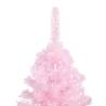 Artificial Pre-lit Pink Christmas Tree with Ball Set - 150 cm