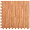 6 pcs Wood Grain EVA Foam Floor Mats | Hipomarket UK