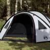 4-Person Camping Tent - Waterproof White Blackout Fabric